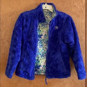 Girls The North Face Furry Jacket Size 10/12